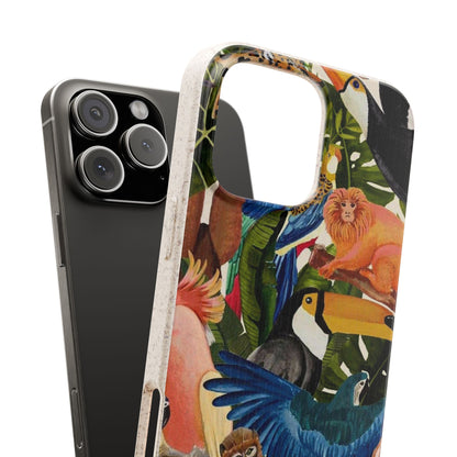 Funda Biodegradable | Pintura Aves de la Amazonía | iPhone y Samsung