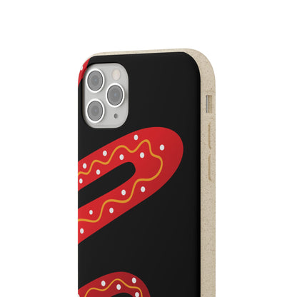 Funda de móvil biodegradable - Wiyu - "La serpiente emplumada" – Serie Amazonía