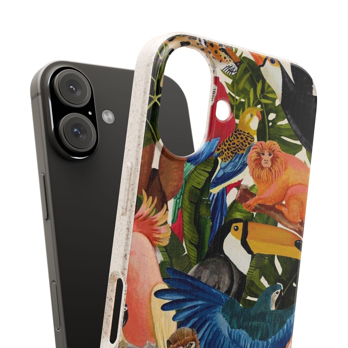 Funda Biodegradable | Pintura Aves de la Amazonía | iPhone y Samsung