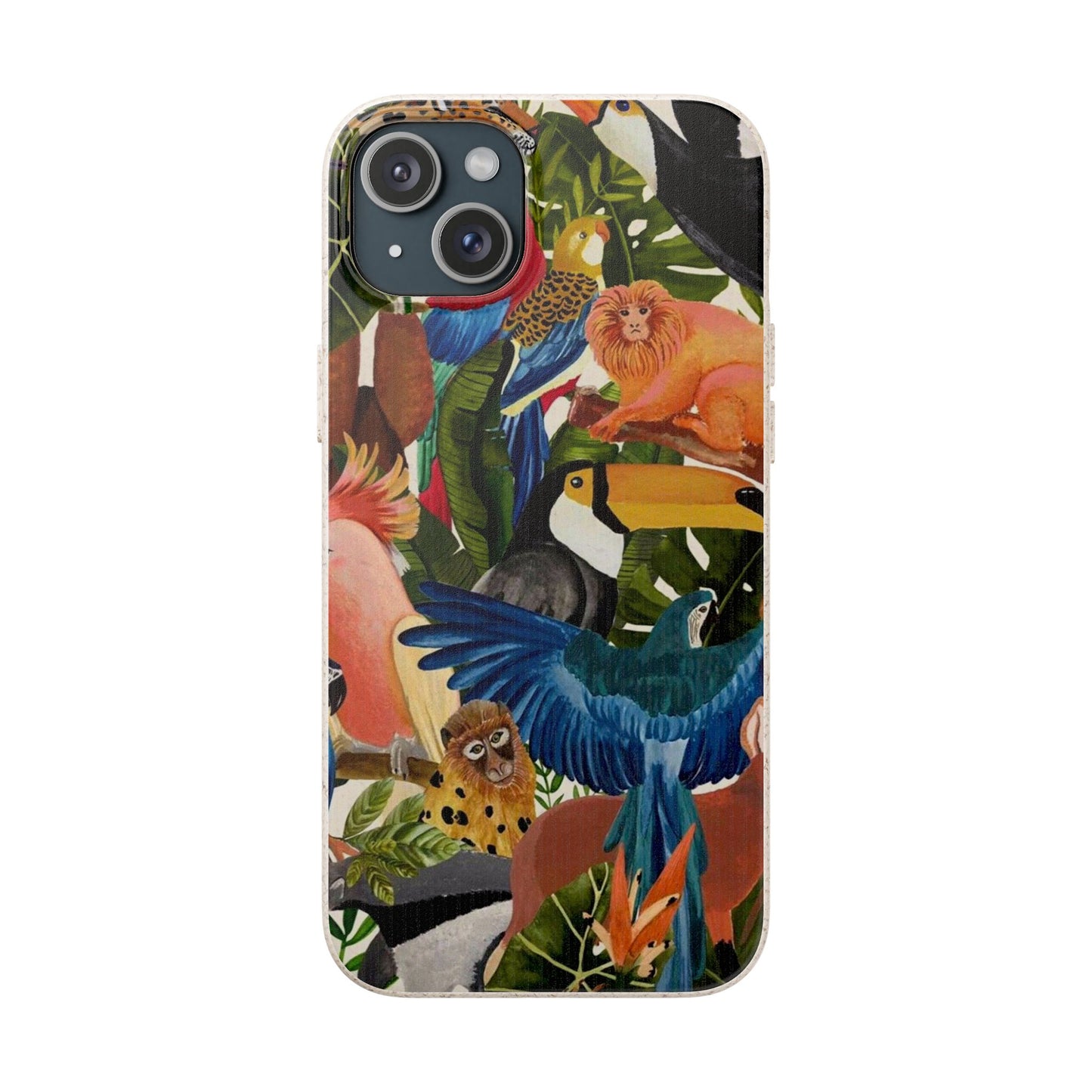 Funda Biodegradable | Pintura Aves de la Amazonía | iPhone y Samsung