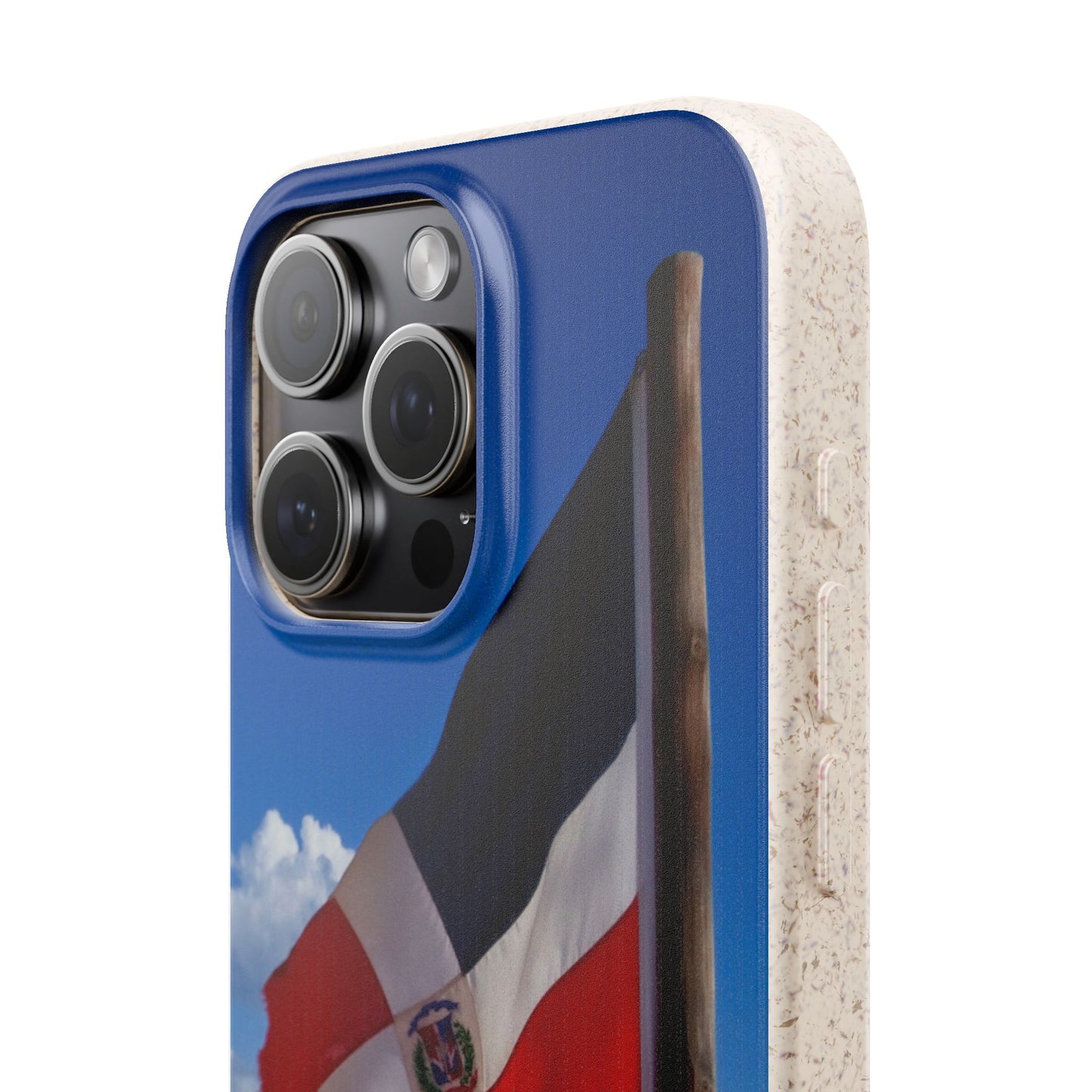 Funda Biodegradable | Bandera de RD en la Playa 🇩🇴 | iPhone y Samsung