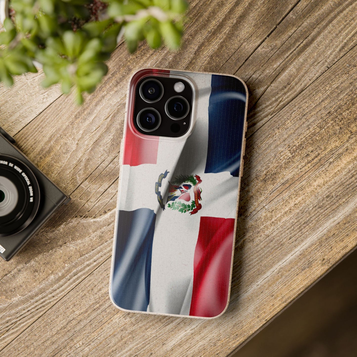 Funda Biodegradable | Bandera República Dominicana 🇩🇴 | iPhone y Samsung