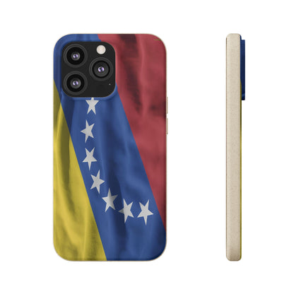 Funda Biodegradable | Bandera de Venezuela – 7 Estrellas | iPhone y Samsung