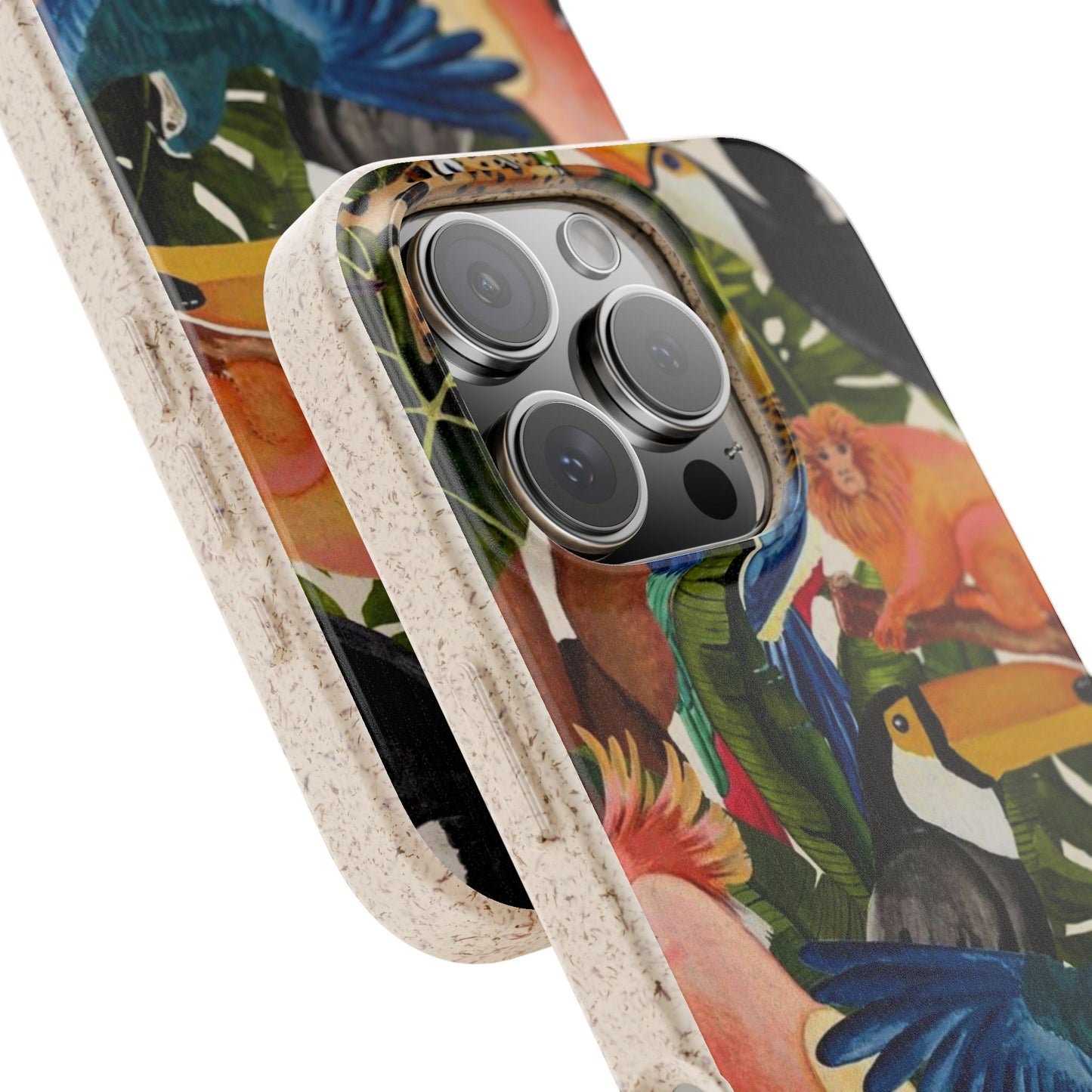 Funda Biodegradable | Pintura Aves de la Amazonía | iPhone y Samsung