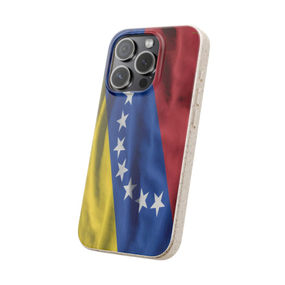 Funda Biodegradable | Bandera de Venezuela – 7 Estrellas | iPhone y Samsung