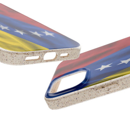 Funda Biodegradable | Bandera de Venezuela – 7 Estrellas | iPhone y Samsung
