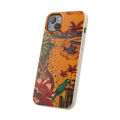 🌿 Fundas Biodegradables – Pintura de la Amazonía | Funda Ecológica para iPhone y Samsung