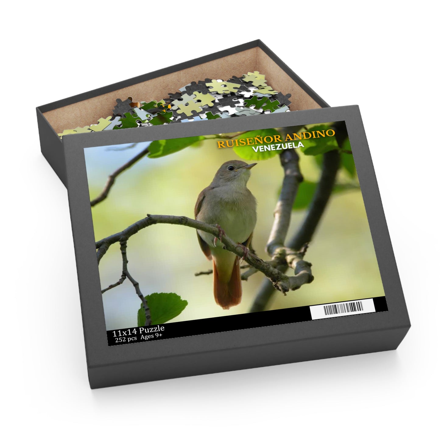 Rompecabezas Ruiseñor Andino | Puzzle de Aves y Naturaleza en Venezuela (120, 252 o 500 Piezas)