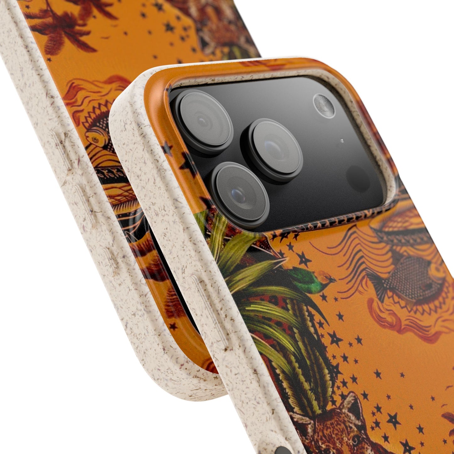 🌿 Fundas Biodegradables – Pintura de la Amazonía | Funda Ecológica para iPhone y Samsung