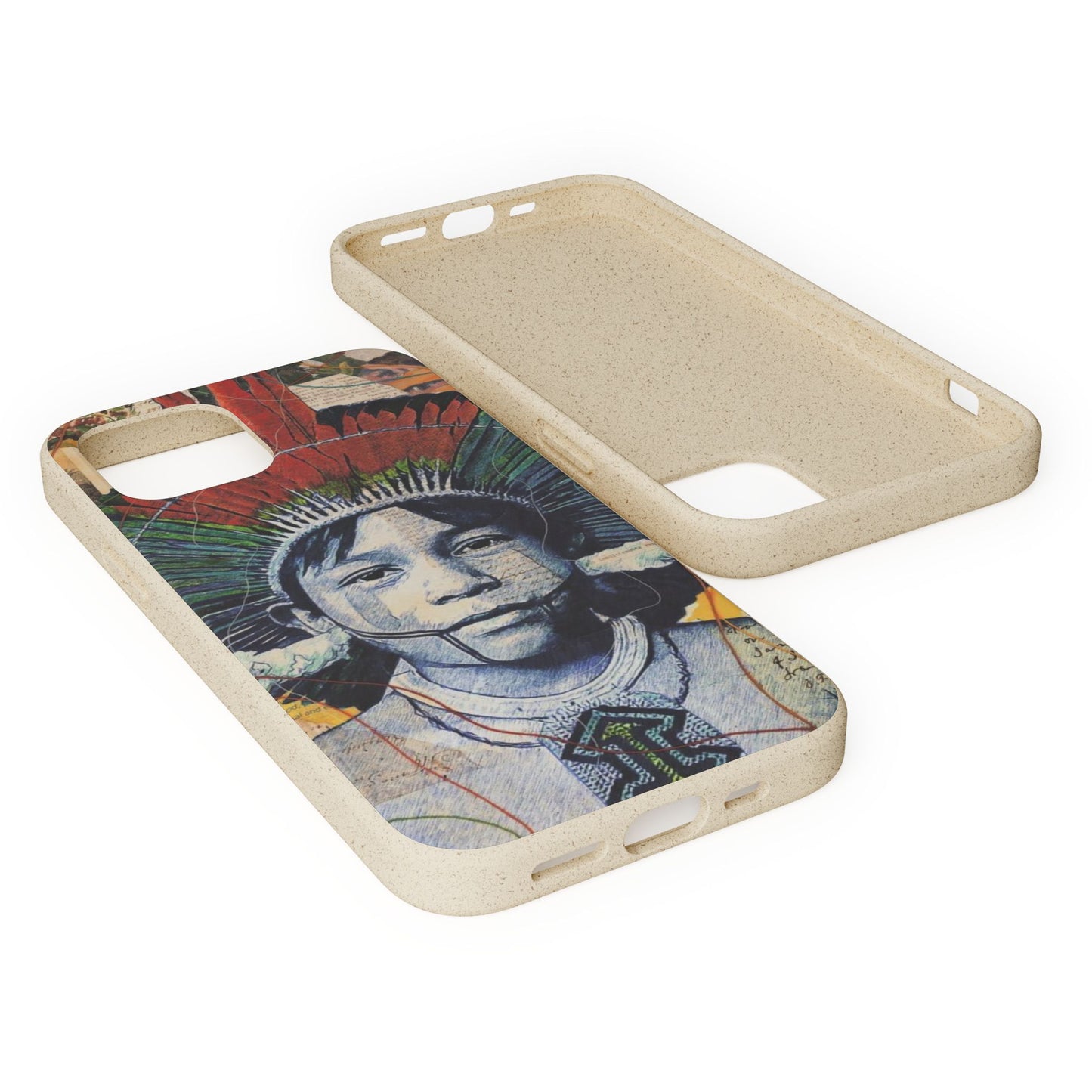 Fundas Biodegradables – collage de la Amazonía | Funda Ecológica para iPhone y Samsung