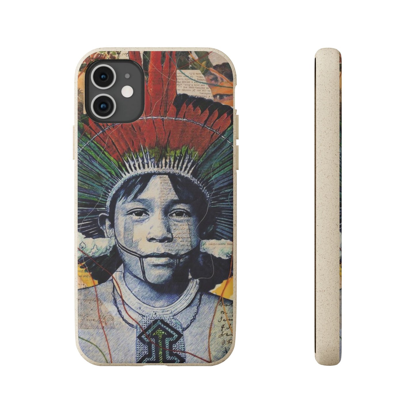 Fundas Biodegradables – collage de la Amazonía | Funda Ecológica para iPhone y Samsung