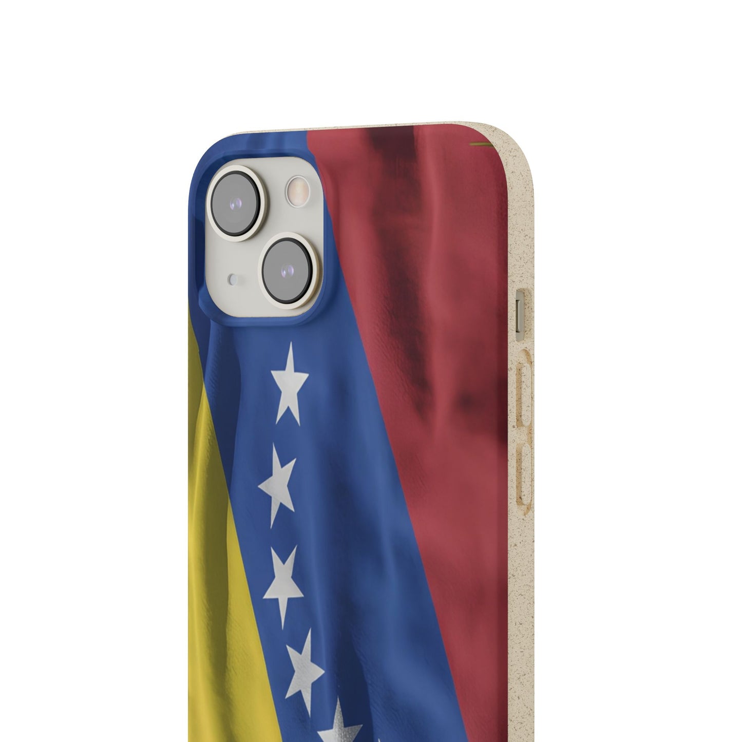 Forro para Celular Bandera de Venezuela | 7 Estrellas | Biodegradable | Personalízalo con tus iniciales o nombre