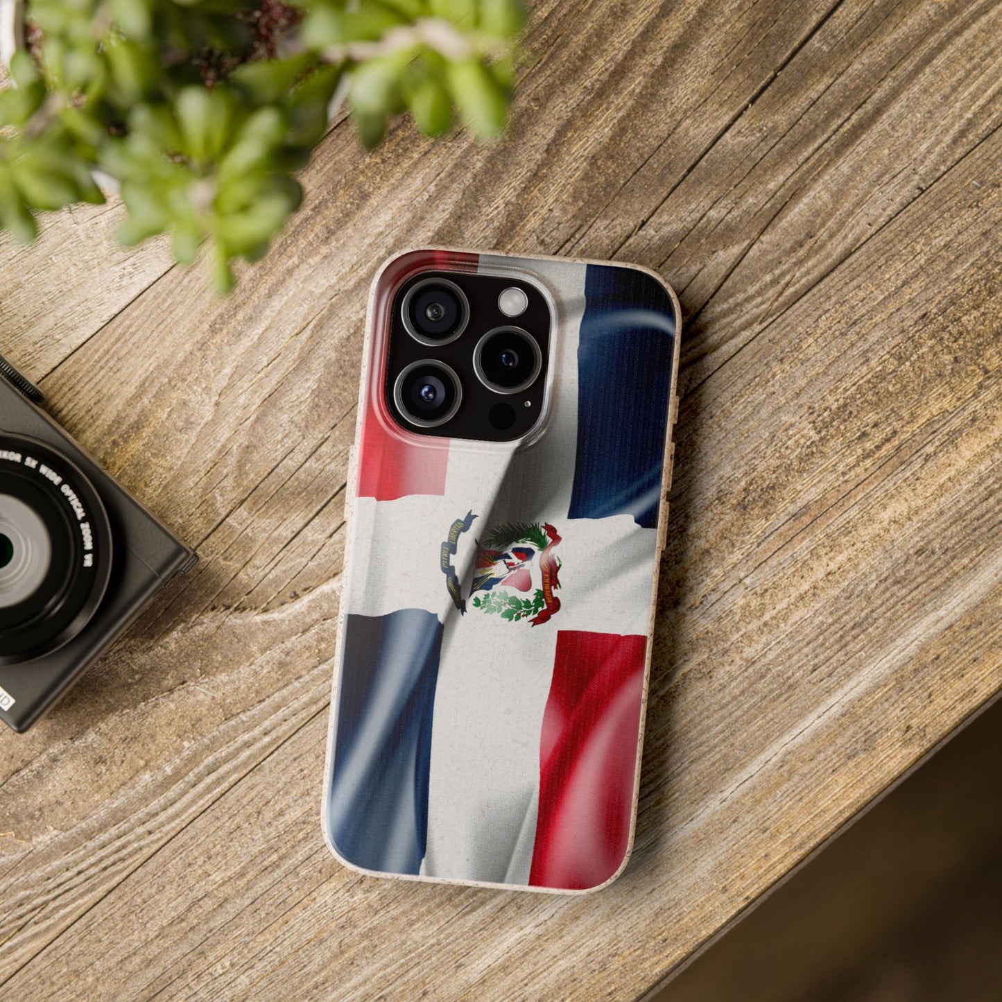 Funda Biodegradable | Bandera República Dominicana 🇩🇴 | iPhone y Samsung