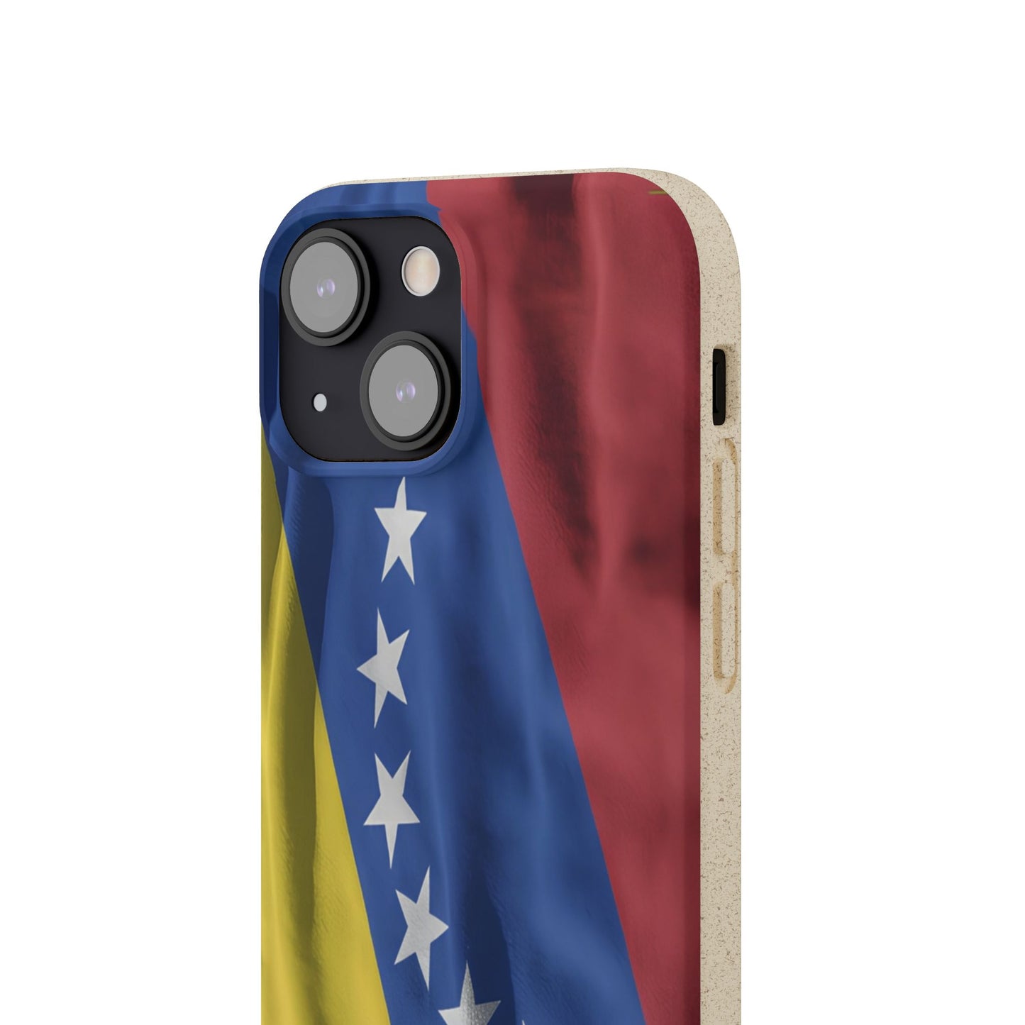 Forro para Celular Bandera de Venezuela | 7 Estrellas | Biodegradable | Personalízalo con tus iniciales o nombre
