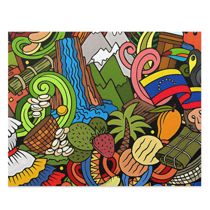 Puzzle Artístico de Venezuela | Rompecabezas Cultural Venezolano de 120, 252 y 500 Piezas