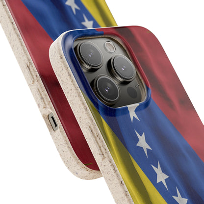 Funda Biodegradable | Bandera de Venezuela – 7 Estrellas | iPhone y Samsung
