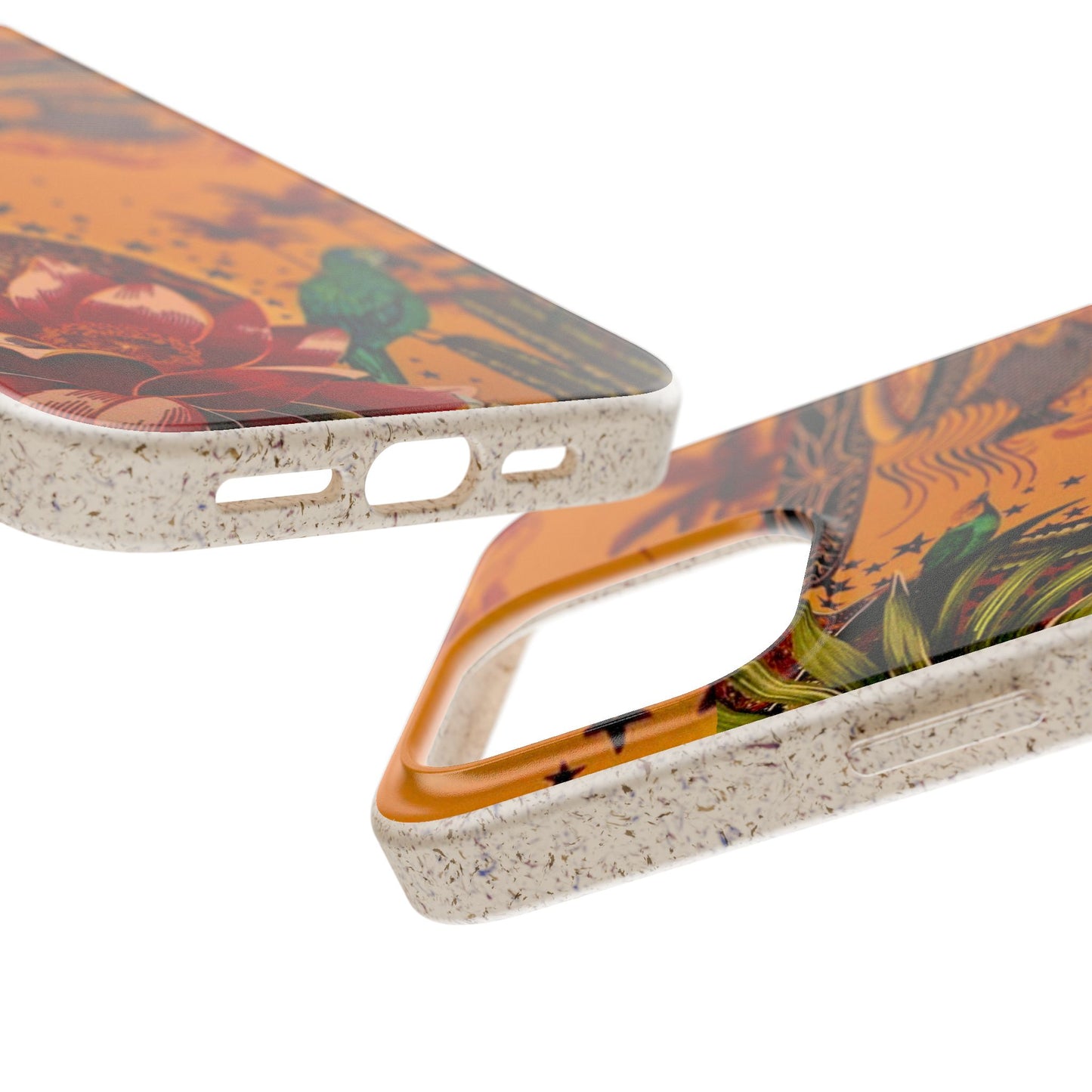 🌿 Fundas Biodegradables – Pintura de la Amazonía | Funda Ecológica para iPhone y Samsung