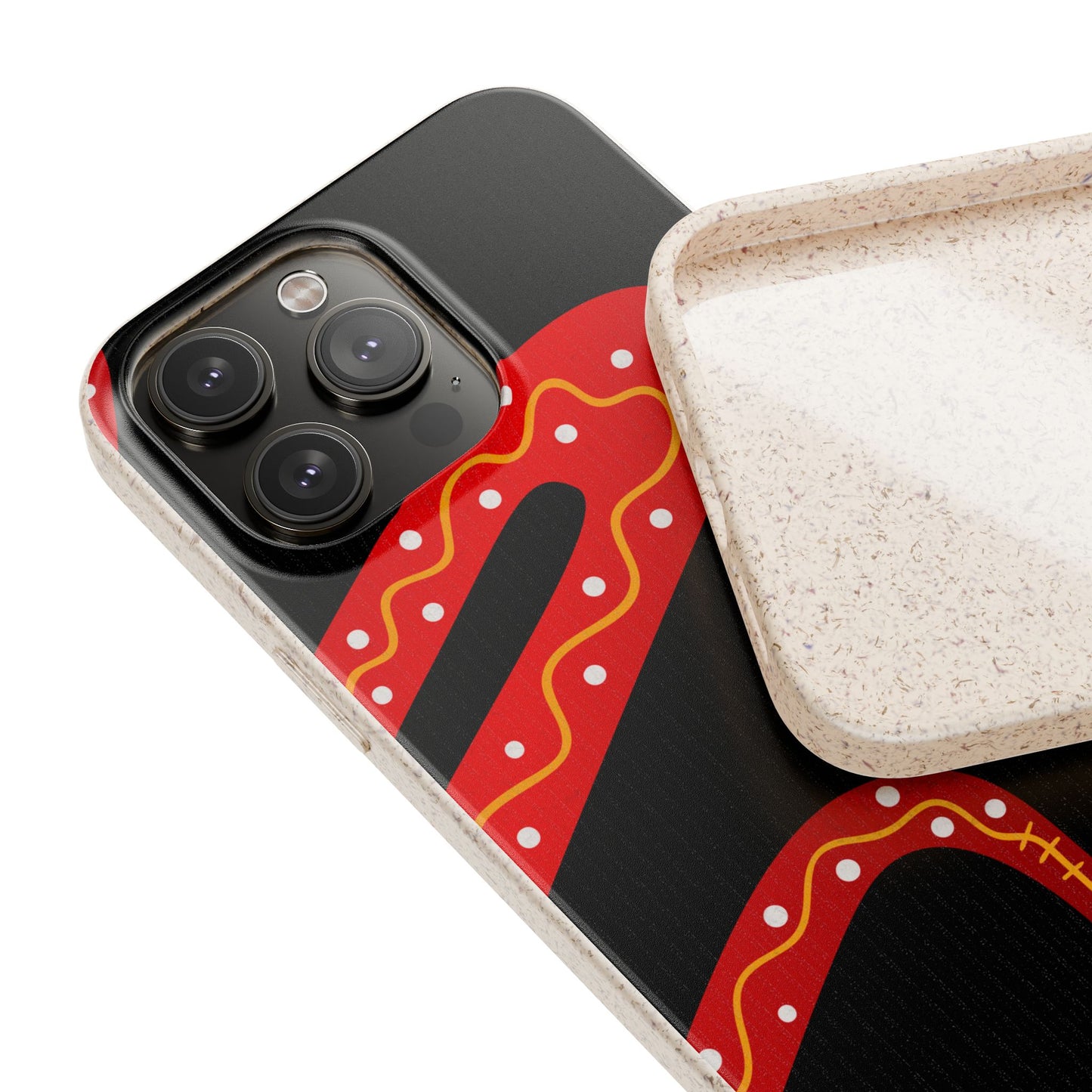 Funda de móvil biodegradable - Wiyu - "La serpiente emplumada" – Serie Amazonía