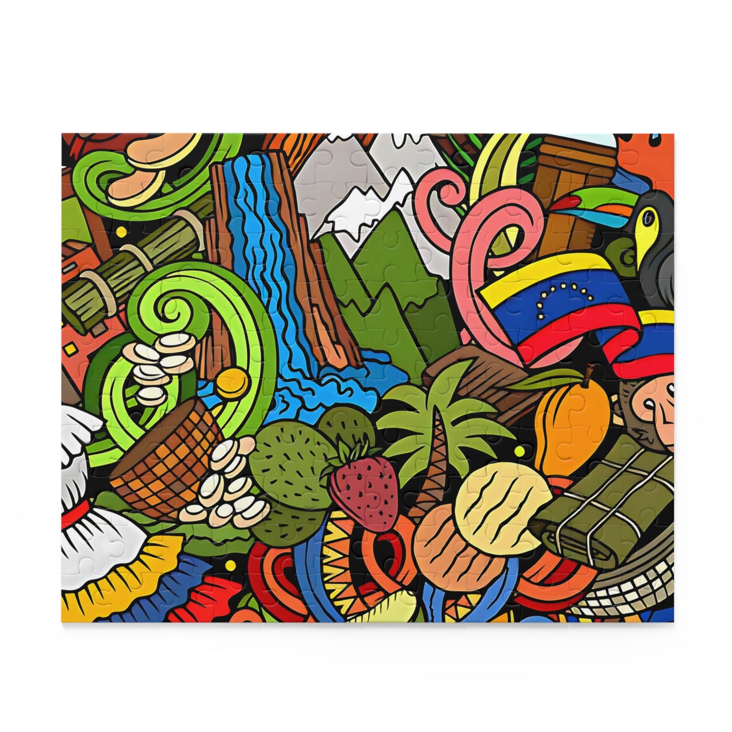 Puzzle Artístico de Venezuela | Rompecabezas Cultural Venezolano de 120, 252 y 500 Piezas