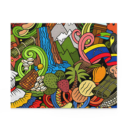 Puzzle Artístico de Venezuela | Rompecabezas Cultural Venezolano de 120, 252 y 500 Piezas