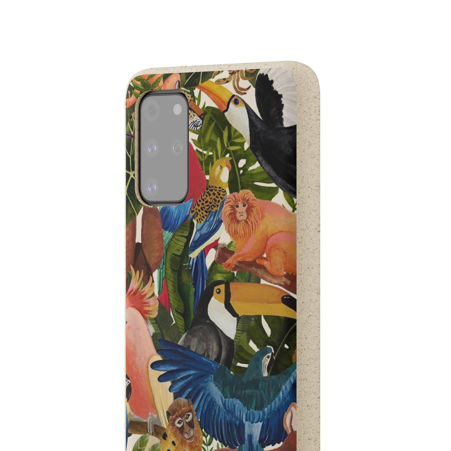 Funda Biodegradable | Pintura Aves de la Amazonía | iPhone y Samsung