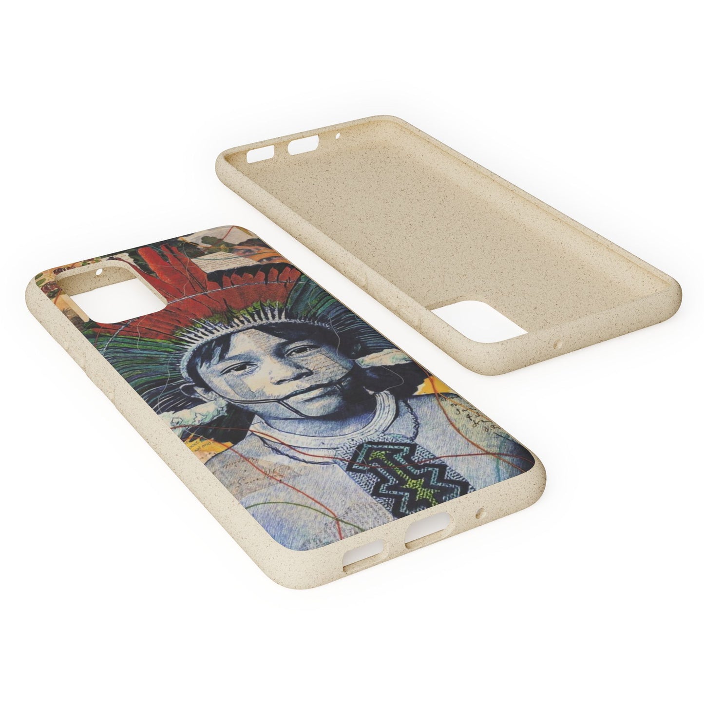 Fundas Biodegradables – collage de la Amazonía | Funda Ecológica para iPhone y Samsung