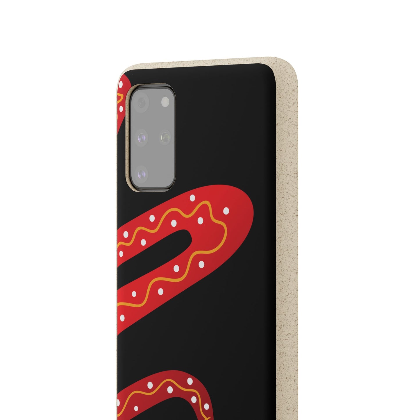 Funda de móvil biodegradable - Wiyu - "La serpiente emplumada" – Serie Amazonía