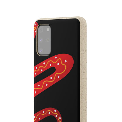 Funda de móvil biodegradable - Wiyu - "La serpiente emplumada" – Serie Amazonía