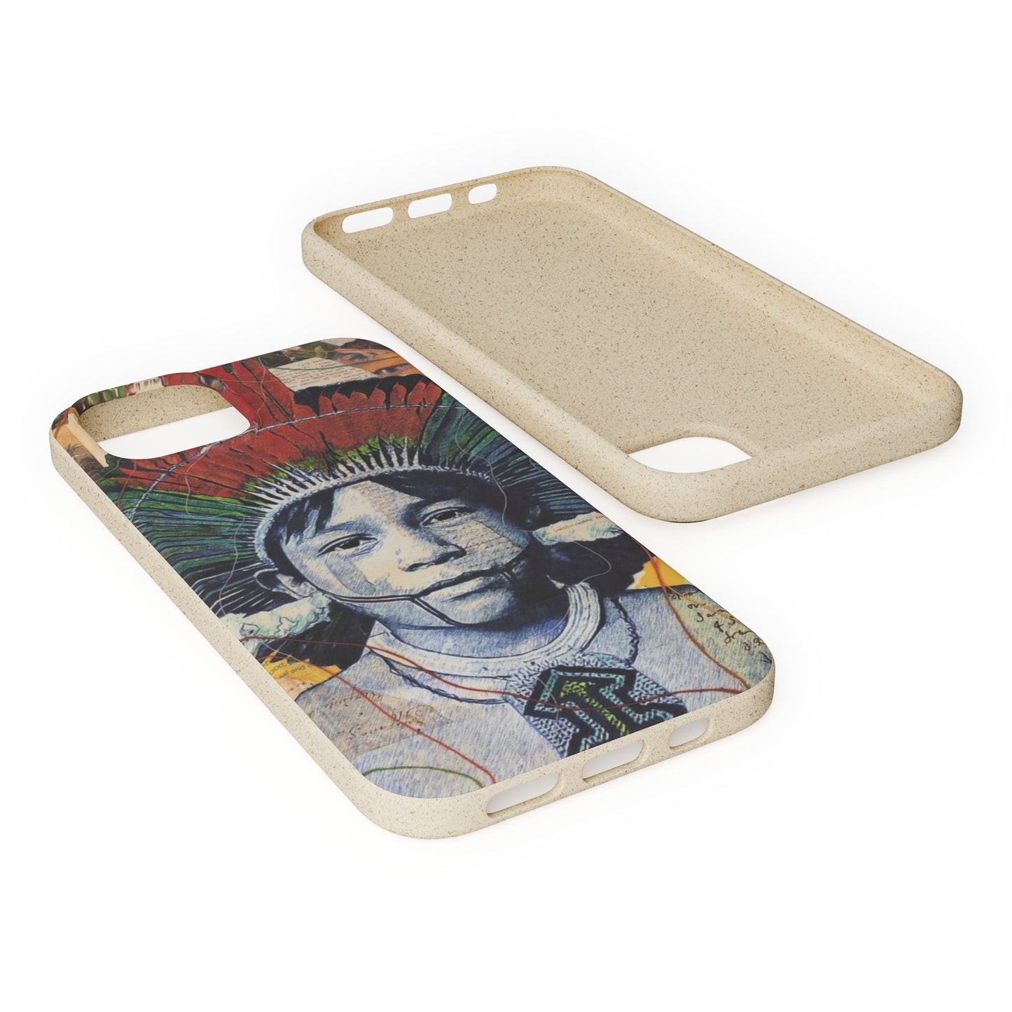 Fundas Biodegradables – collage de la Amazonía | Funda Ecológica para iPhone y Samsung