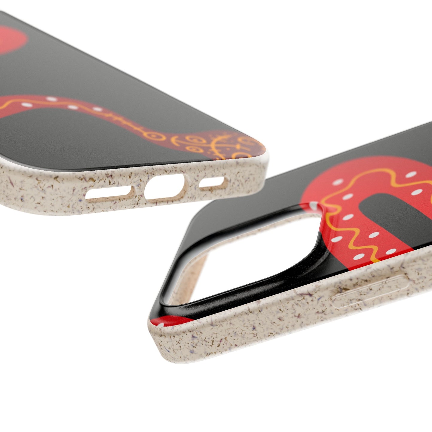 Funda de móvil biodegradable - Wiyu - "La serpiente emplumada" – Serie Amazonía