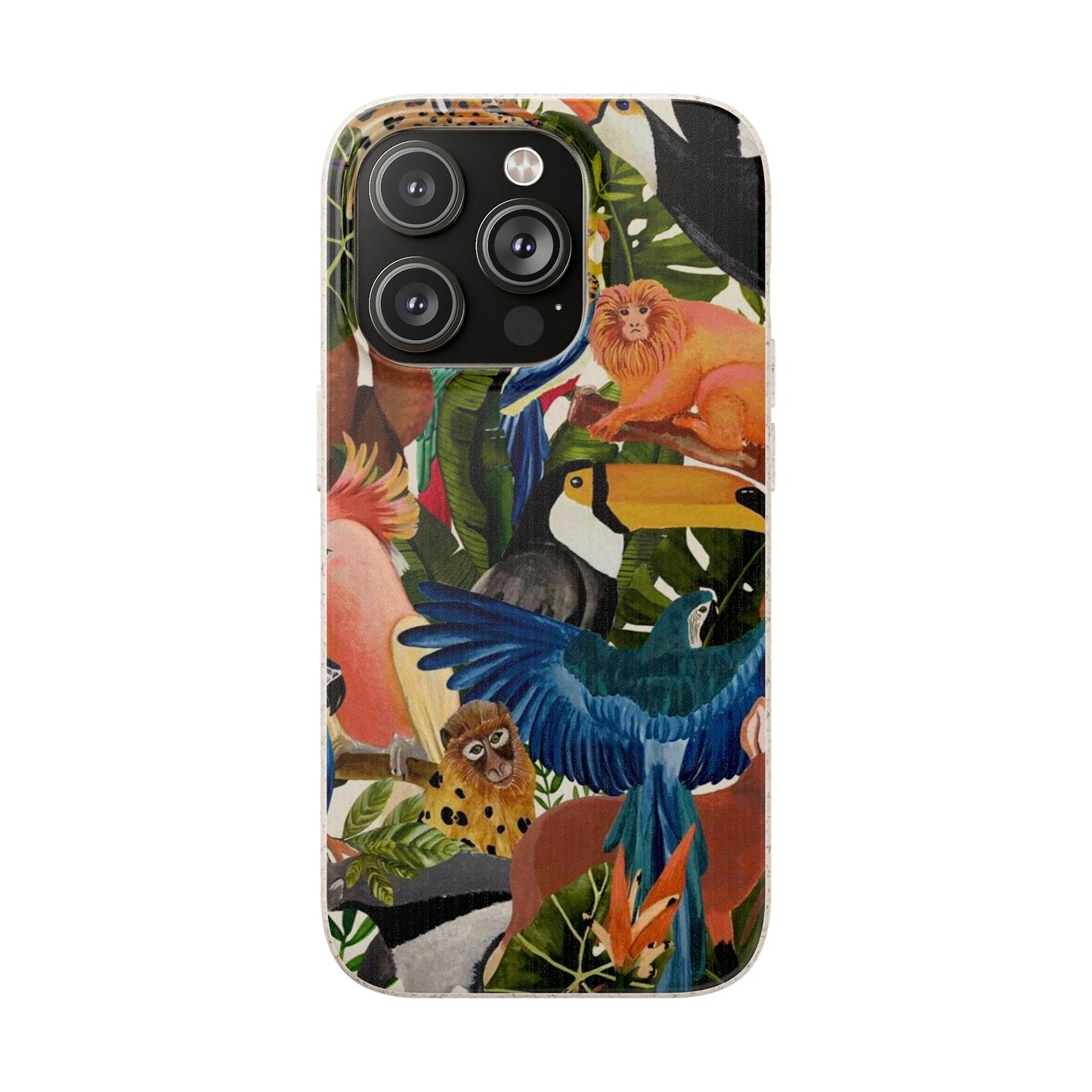 Funda Biodegradable | Pintura Aves de la Amazonía | iPhone y Samsung