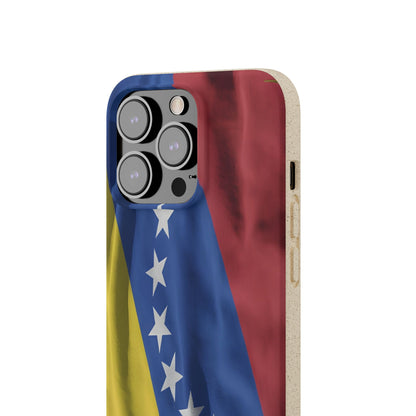 Funda Biodegradable | Bandera de Venezuela – 7 Estrellas | iPhone y Samsung