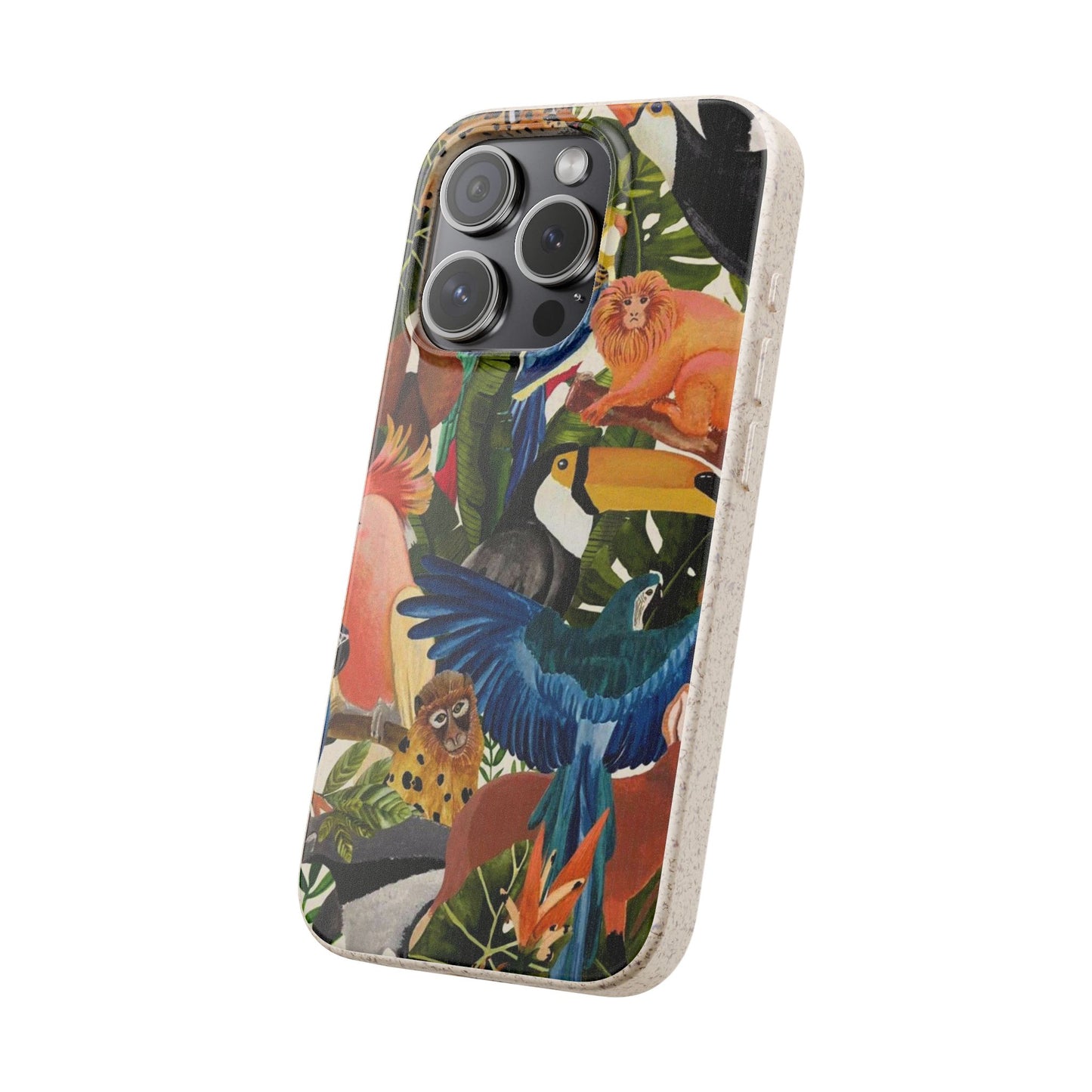 Funda Biodegradable | Pintura Aves de la Amazonía | iPhone y Samsung