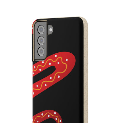 Funda de móvil biodegradable - Wiyu - "La serpiente emplumada" – Serie Amazonía