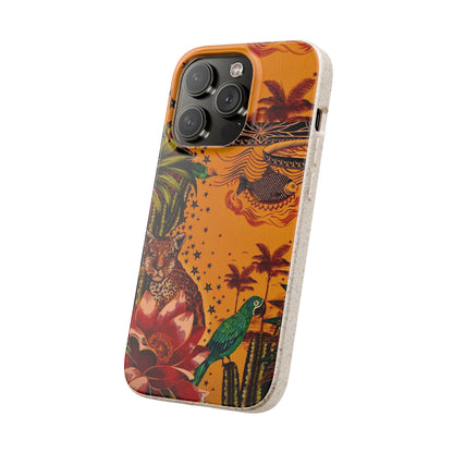 🌿 Fundas Biodegradables – Pintura de la Amazonía | Funda Ecológica para iPhone y Samsung