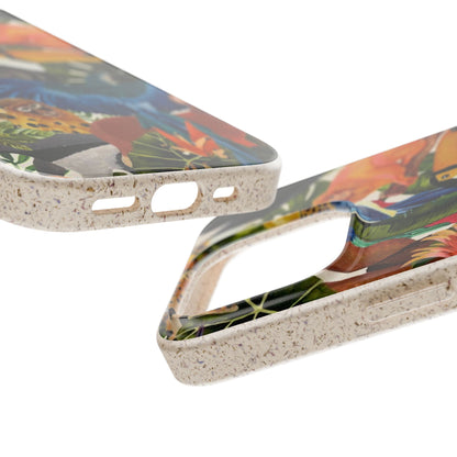 Funda Biodegradable | Pintura Aves de la Amazonía | iPhone y Samsung