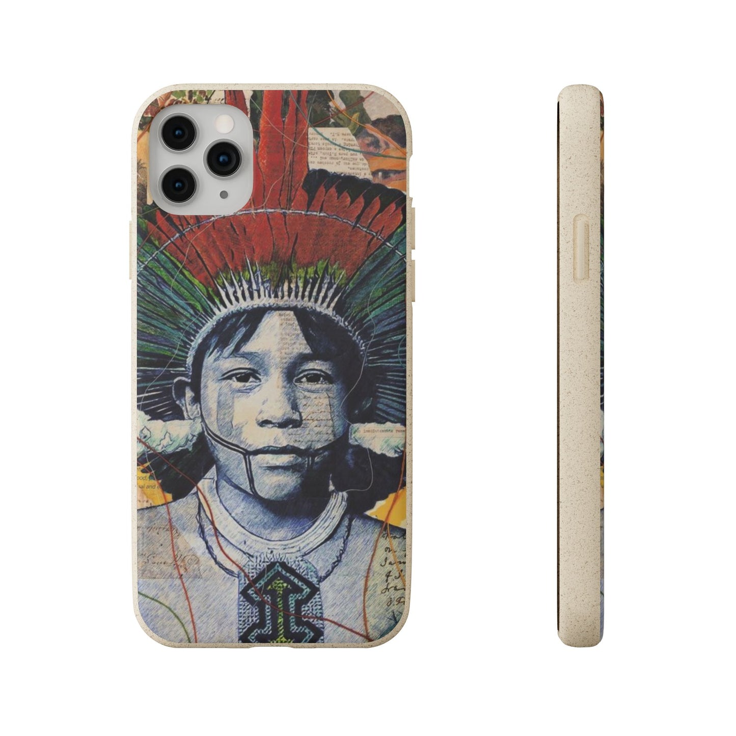Fundas Biodegradables – collage de la Amazonía | Funda Ecológica para iPhone y Samsung
