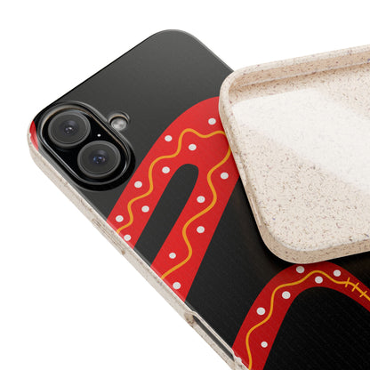 Funda de móvil biodegradable - Wiyu - "La serpiente emplumada" – Serie Amazonía