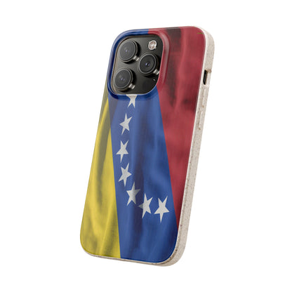 Funda Biodegradable | Bandera de Venezuela – 7 Estrellas | iPhone y Samsung