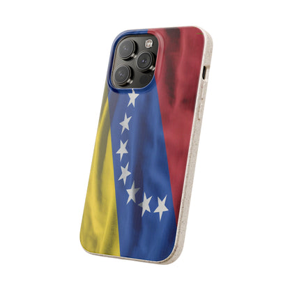 Funda Biodegradable | Bandera de Venezuela – 7 Estrellas | iPhone y Samsung