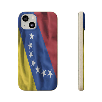 Funda Biodegradable | Bandera de Venezuela – 7 Estrellas | iPhone y Samsung