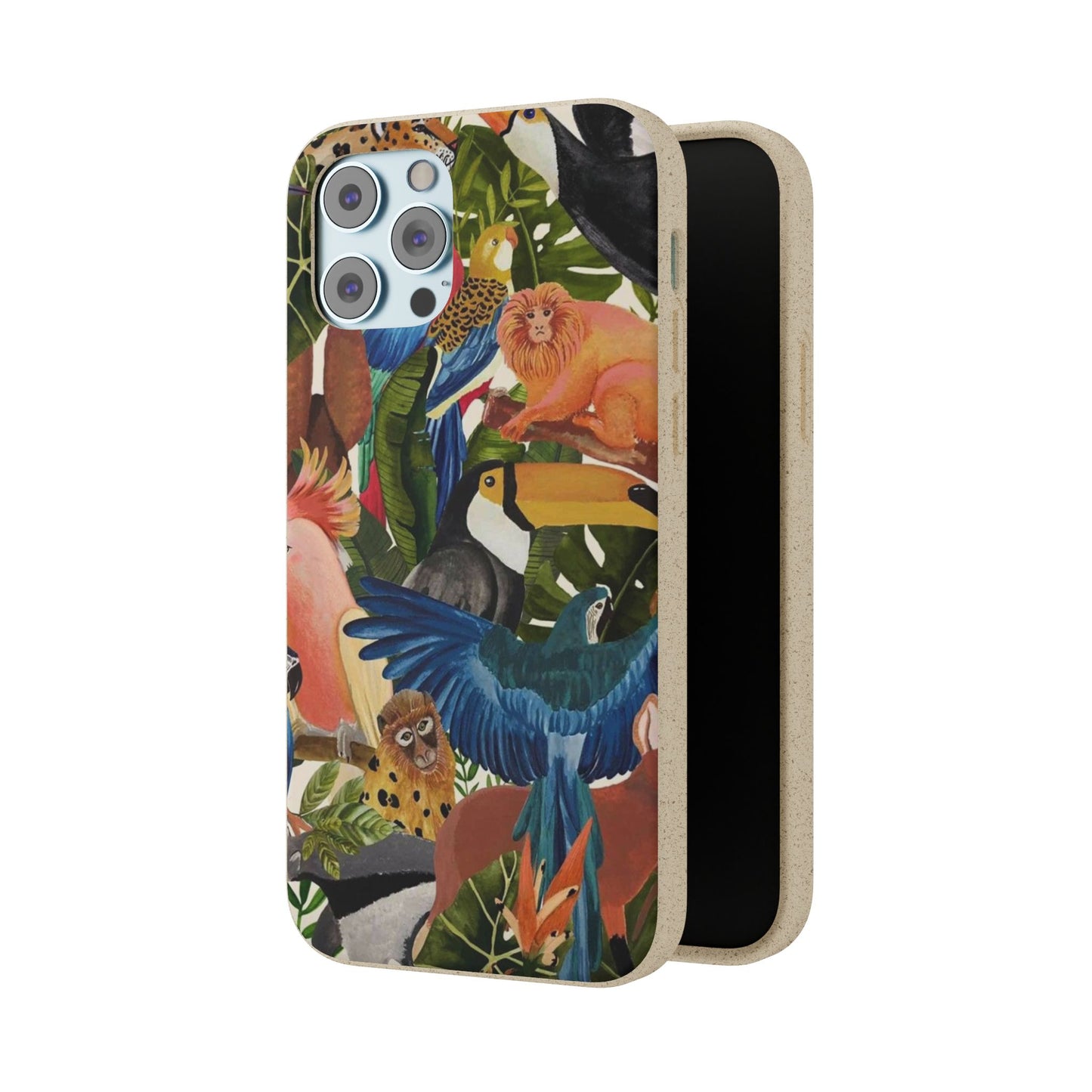 Funda Biodegradable | Pintura Aves de la Amazonía | iPhone y Samsung
