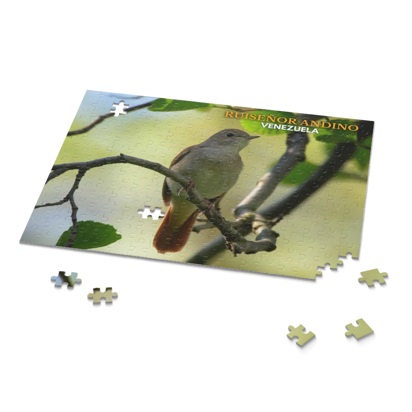 Rompecabezas Ruiseñor Andino | Puzzle de Aves y Naturaleza en Venezuela (120, 252 o 500 Piezas)