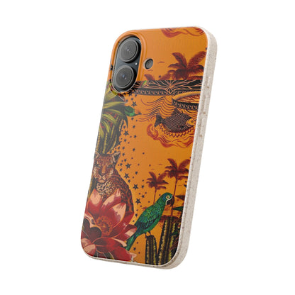 🌿 Fundas Biodegradables – Pintura de la Amazonía | Funda Ecológica para iPhone y Samsung