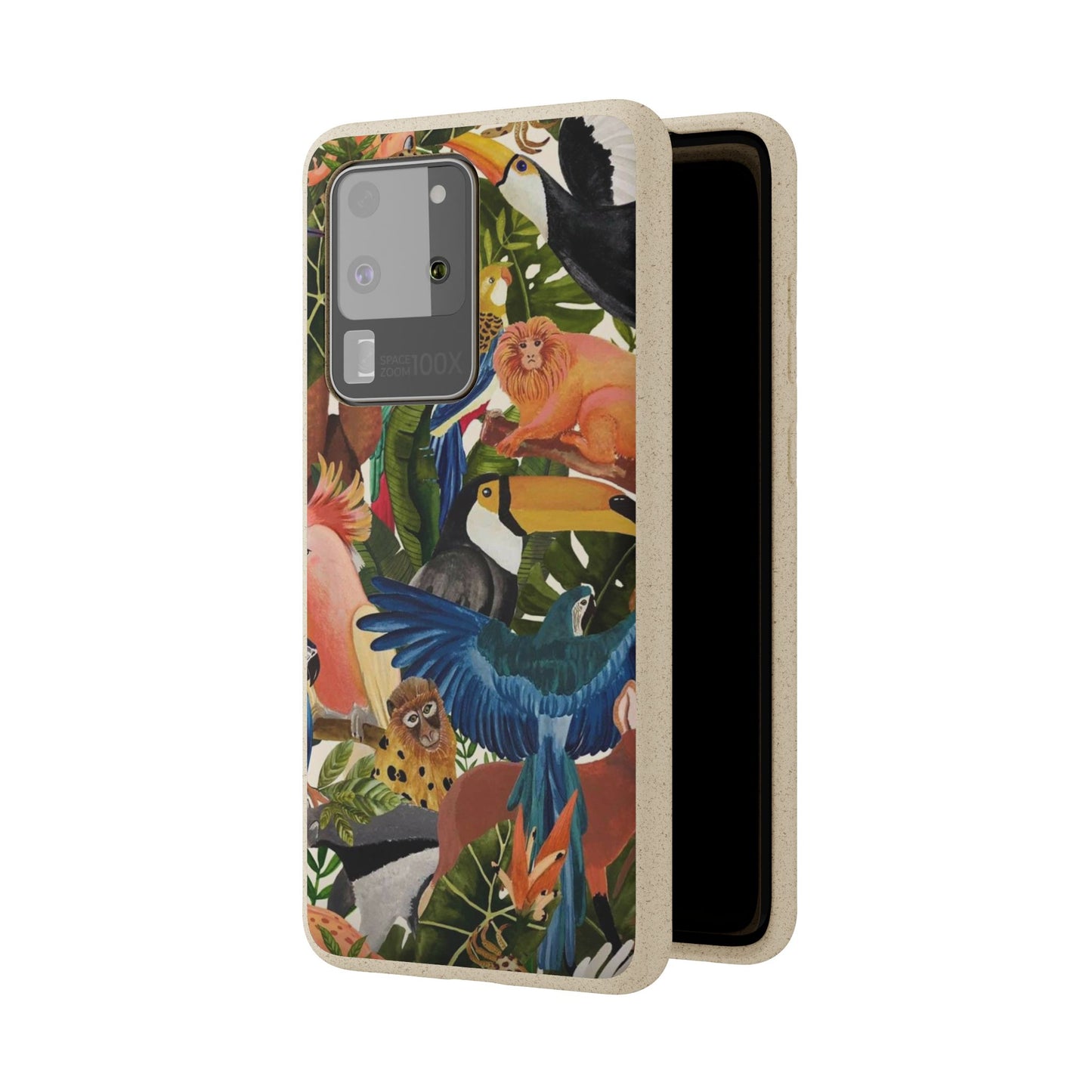 Funda Biodegradable | Pintura Aves de la Amazonía | iPhone y Samsung