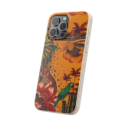 🌿 Fundas Biodegradables – Pintura de la Amazonía | Funda Ecológica para iPhone y Samsung