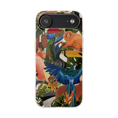 Funda Biodegradable | Pintura Aves de la Amazonía | iPhone y Samsung