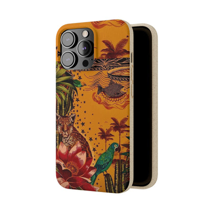 🌿 Fundas Biodegradables – Pintura de la Amazonía | Funda Ecológica para iPhone y Samsung