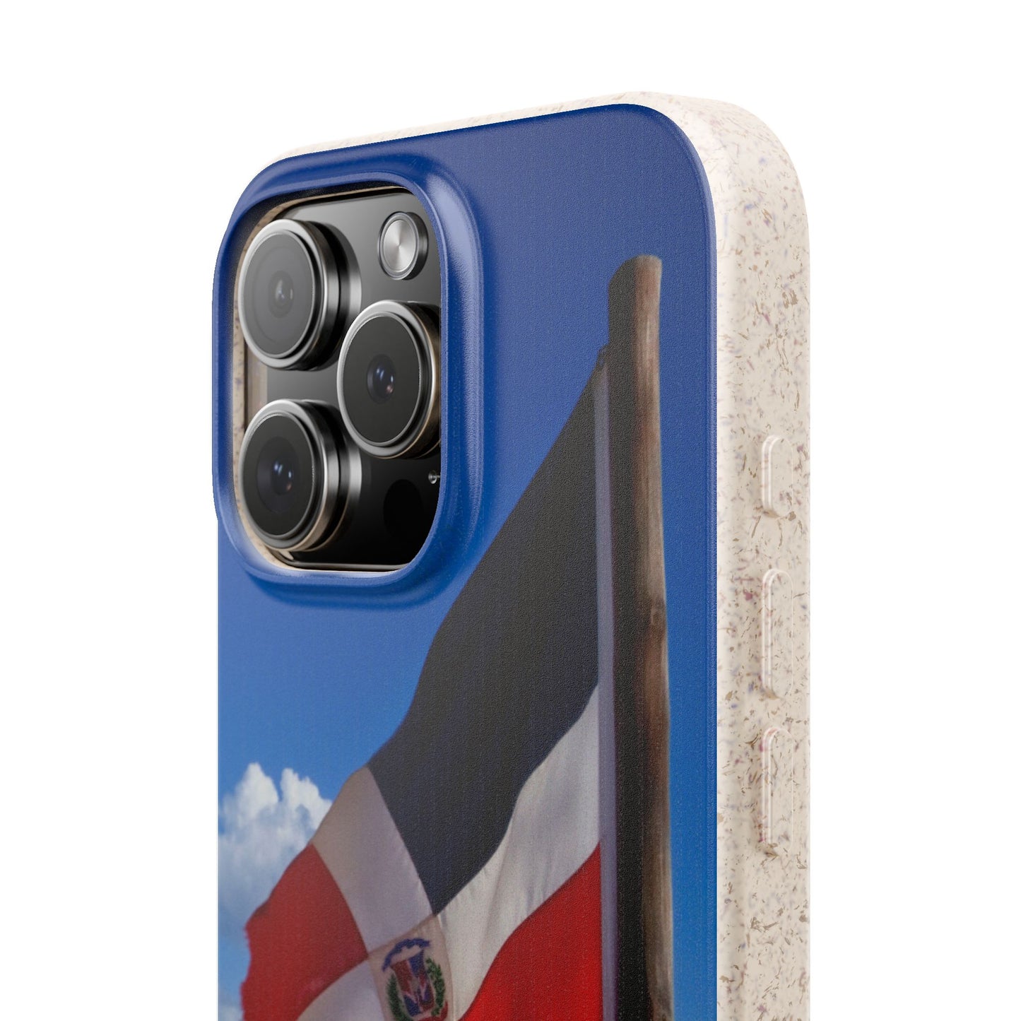 Funda Biodegradable | Bandera de RD en la Playa 🇩🇴 | iPhone y Samsung