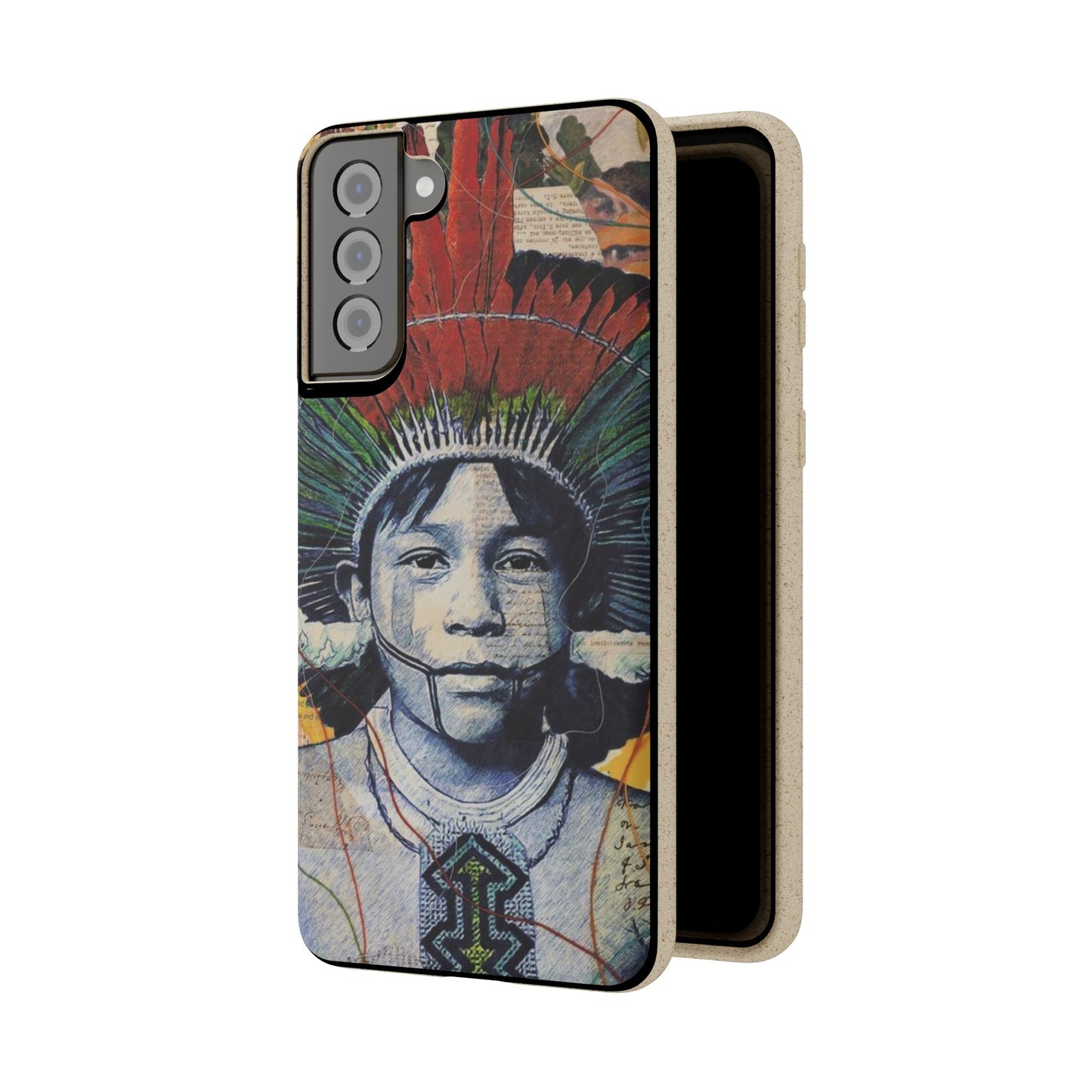 Fundas Biodegradables – collage de la Amazonía | Funda Ecológica para iPhone y Samsung